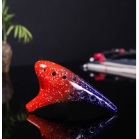 12-hole ocarina 12-hole ac tune hand-painted starry professional playing ocarina musical instrument