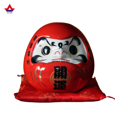 Japanese style daruma ceramic lucky cat saving box ceramic piggy bank